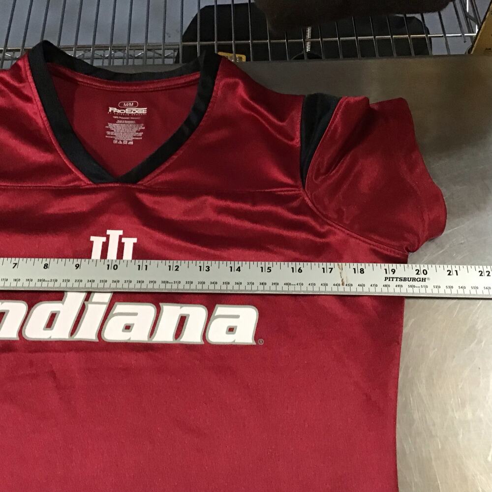 Women's Indiana Hoosiers Pro Edge Knights Apparel IU  Short sleeve Jersey M - Picture 5 of 6